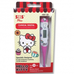 SOS Plus Clinical Digital Thermometer Hello Kitty เอสโอเอส พลัส เทอร์โมมิเตอร์ รุ่นHKT02 (สีชมพู) 