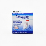 3M Nexcare First Aid Transpore 3เอ็ม เน็กซ์แคร์ ทรานสพอร์ เทปแต่งแผลชนิดใส ขนาด:1/2นิ้วx10หลา บรรจุ:24ม้วน(1กล่อง) 