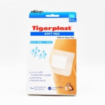 Tigerplast soft pad ซอฟท์แพด พลาสเตอร์ปิดแผลชนิดผ้าก๊อซขนาด 100 มม. X 120 มม. รุ่น P4 1 กล่องบรรจุ 3 แผ่น