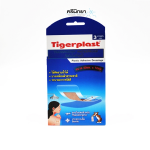 Tigerplast transparent waterproof พลาสเตอร์ใสกันน้ำใช้ติดอาบน้ำได้ บางเหมือนธรรมชาติ ระบายอากาศได้ดี ขนาด 50 มม * 72 มม บรรจุ 3 แผ่น