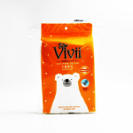Vivii วีวี่ สำลี แผ่นไม่รีดขอบ จำนวน 50 กรัม ใช้ทำความสะอาดผิวหน้า ผิวบอบบาง เช็ดเครื่องสำอางค์